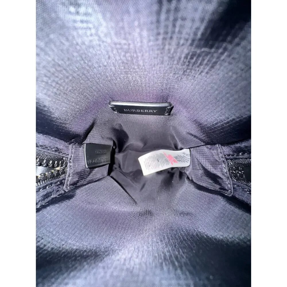 Burberry Vintage Check Beige Fleece Crossbody Bag